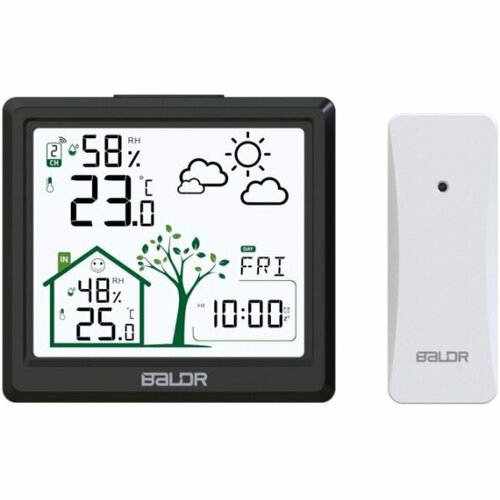 Беспроводная метеостанция Baldr B0389WST2H2-V1 черный 339000₽
