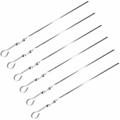 Набор шампуров Diolex DX-SS040 плоских 45 см 6 шт 435₽