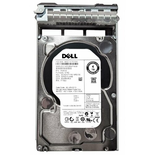 Жесткий диск Dell WD4000FYYX-18RS1B0 4Tb 7200 SATAIII 35 HDD 4050500₽