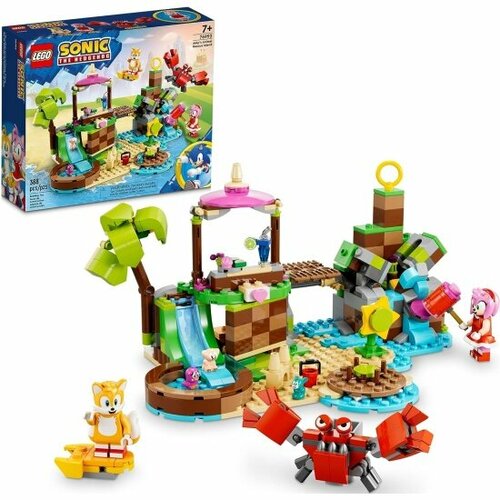 lego sonic the hedgehog набор остров спасения животных эми из 6 фигурок Конструктор Lego ® Sonic the Hedgehog™ 76992 Остров спасения животных Эми