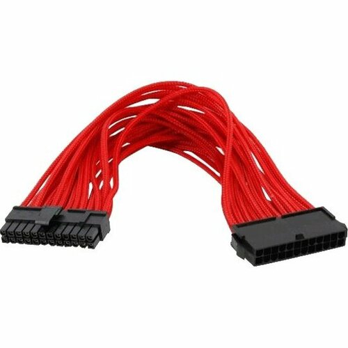 удлинитель gelid 8 pin eps 30см красный ca 8p 04 Удлинитель Gelid 24-pin ATX, 30см, красный (CA-24P-04)