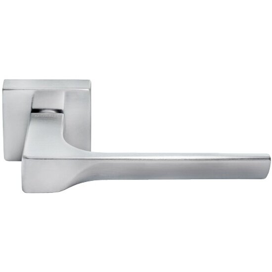 фото Ручки дверные MORELLI LUXURY FIORD-SQ CSA, цвет мат. хром