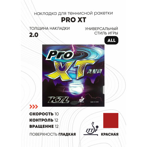 Накладка KTL Pro XT (красный, 2.0 мм)