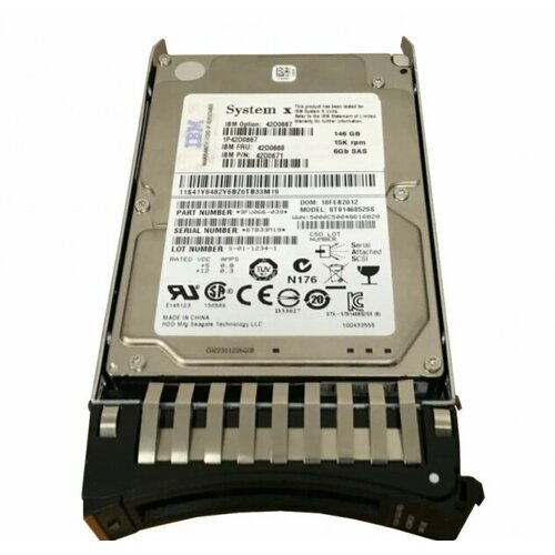 Жесткий диск IBM 42D0669 146Gb SAS 25 HDD 1278500₽