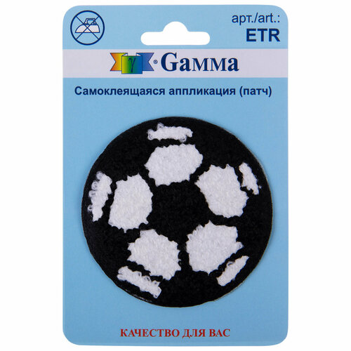 Gamma ETR Аппликация (патч) самоклеящаяся № 01 1 шт 01-118 Мяч 5.5 х 5.5 см