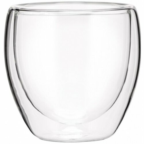 Чашка с двойными стенками из стекла Teco TC-G027, 250 мл