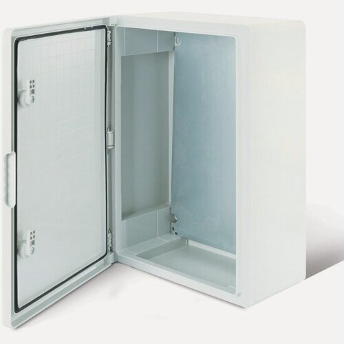 Изображение товара Корпус пластиковый Rexant ЩМПп 400х300х170 мм с монтажной панелью ABS УХЛ1 IP65 11-0402