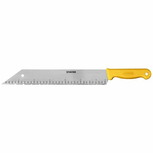 Нож для изоляционных материалов STAYER 340 мм нож stayer profi складной серрейторная заточка эргономичная пластиковая рукоятка лезвие 80мм