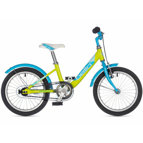 Детский велосипед Author Bello 16, год 2021, цвет Зеленый-Голубой