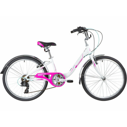 Подростковый велосипед Novatrack Ancona 7-spd 24 год 2020 цвет Белый ростовка 12 1976000₽