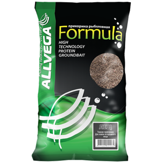 Прикормка ALLVEGA Formula Black Bream 09кг (черный ЛЕЩ)