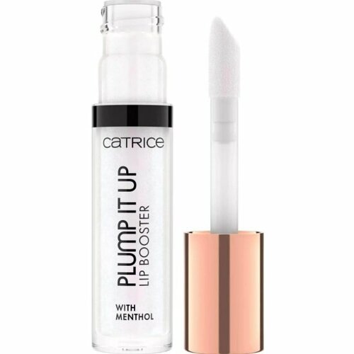 Блеск для губ Catrice Plump It Up Lip Booster, с эффектом увеличения объёма, тон 010 Poppin' Champagne catrice блеск для губ catrice plump it up с эффектом увеличения объема тон 090