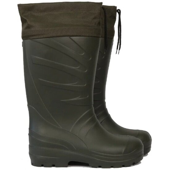 фото Сапоги дарина Эльбрус Д32-У ЭВА с утеплителем размер 46, оливковый (демисезон)