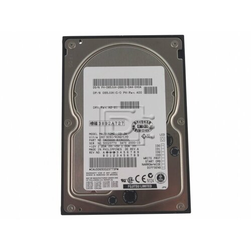 Жесткий диск Fujitsu MAJ3182MC 18,2Gb U160SCSI 3.5 HDD жесткий диск fujitsu ca05668 b520 36 4gb 10000 u160scsi 3 5 hdd