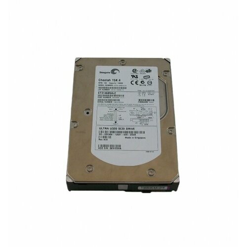 Жесткий диск Dell DC959 146Gb U320SCSI 3.5 HDD жесткий диск dell ca06560 b46300dl 146gb u320scsi 3 5 hdd