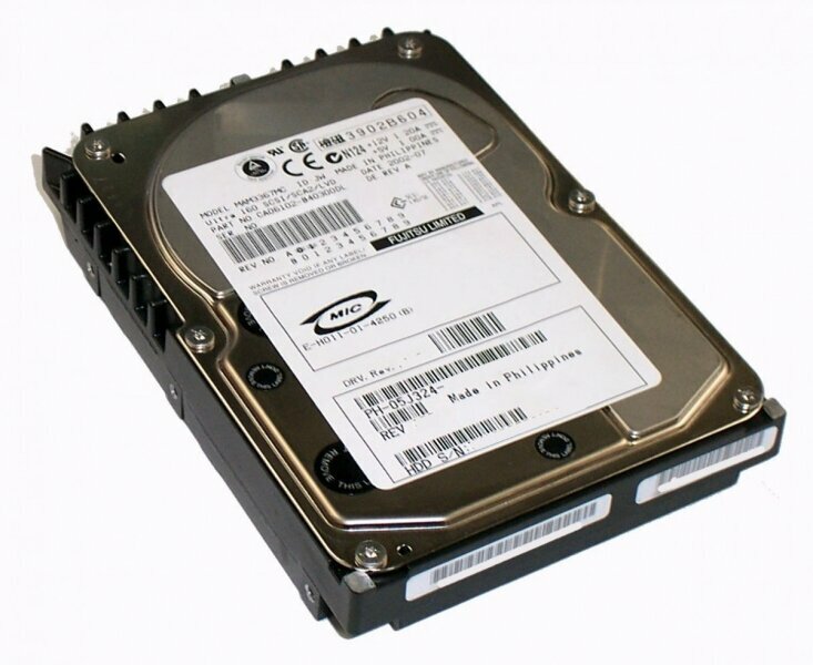 Жесткий диск Fujitsu CA06102-B400 36,6Gb U160SCSI 3.5" HDD