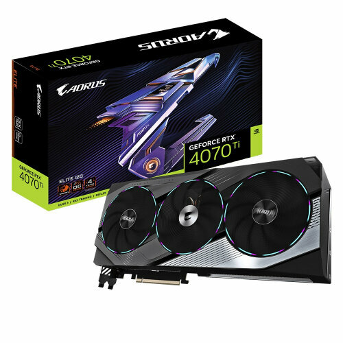 Видеокарта Gigabyte GeForce RTX 4070 Ti AORUS ELITE 12G