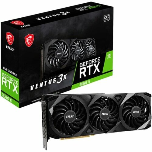 Видеокарта MSI GeForce RTX 3060 Ti VENTUS 3X 8GD6X 5477500₽