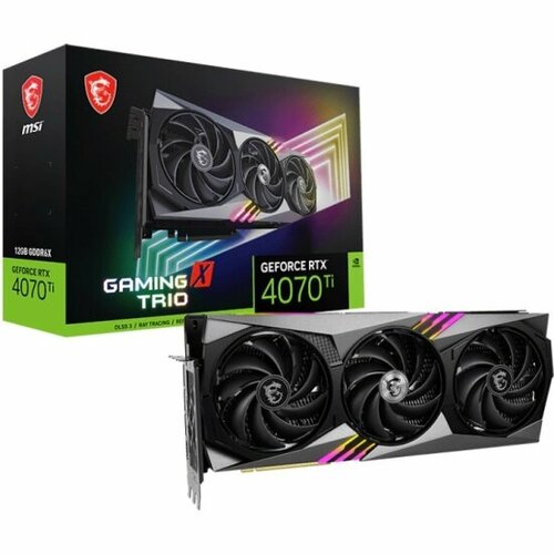 Видеокарта MSI GeForce RTX 4070 Ti GAMING X TRIO 12G 11196500₽