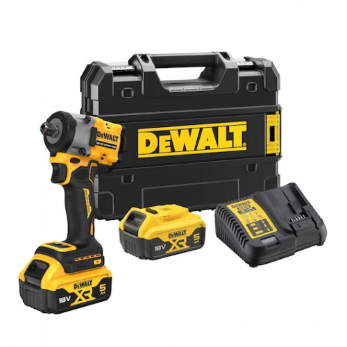 Гайковерт аккумуляторный DEWALT DCF922P2T-QW - фотография № 1