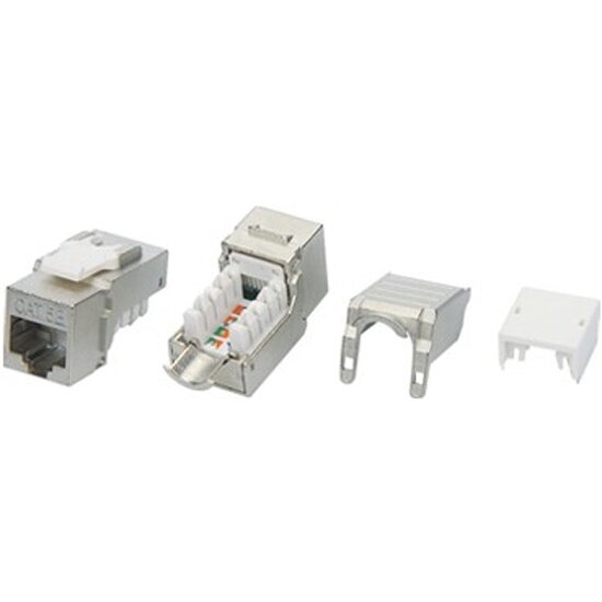 Вставка HYPERLINE KJ9-8P8C-C6A-90-SH-F формата Keystone Jack RJ-45(8P8C) категория 6a (10G) экранированная (KJ9-8P8C-C6A-90-SH-F)