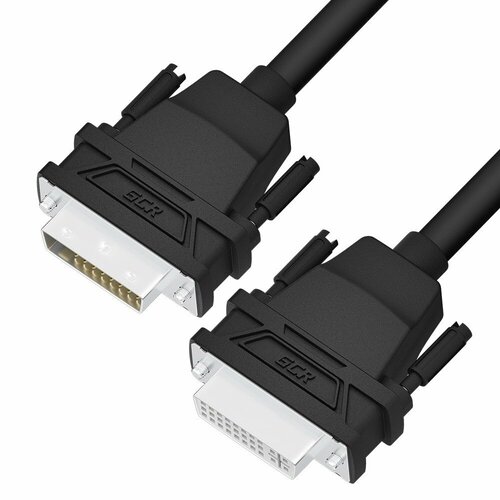 Кабель DVI - DVI Greenconnect GCR-54719 0.5m переходник dvi d 25f