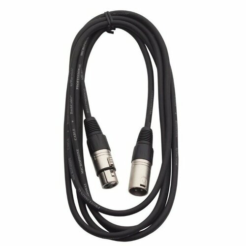 Кабель аудио 1xXLR - 2xXLR Rockcable RCL 30303 D7 3.0m rockcable rcl 30309 d7 микрофонный кабель xlr m xlr f 9 м