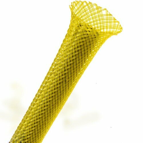 Защитная кабельная оплетка Rich Pro PT2/Y Nylon Skin Yellow (3.2 - 10.9 mm), 1 м