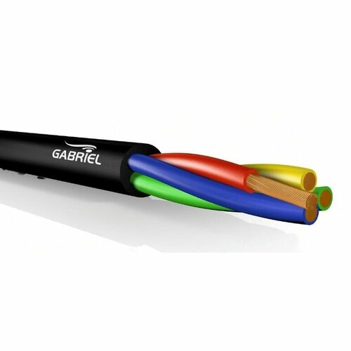 Кабель акустический с катушки Bi-Wire Gabriel GAT 425 PRoFLEX TWINAX 4x2,5 PVC, 1 м