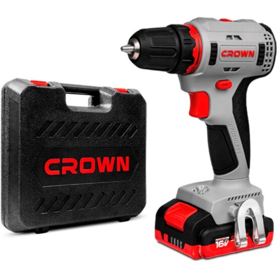 Дрель-шуруповерт аккумуляторная Crown Professional CROWN CT21092H-2 BMC