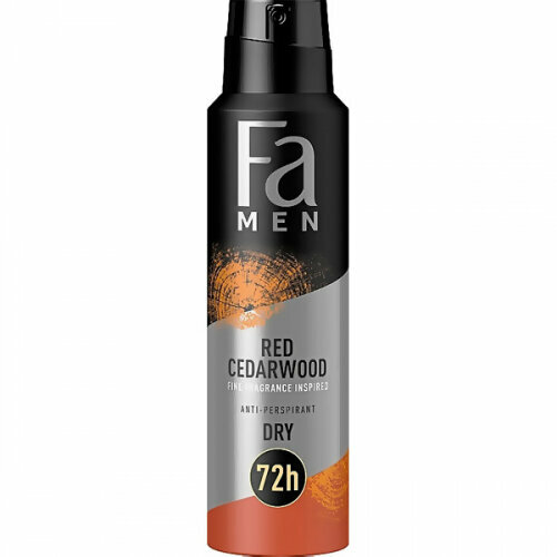 Дезодорант-антиперспирант FA Men Red Cedarwood, 150 мл дезодорант антиперспирант fa men red cedarwood 150 мл