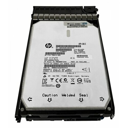 Жесткий диск HP 782995-001 6Tb SAS 3,5 HDD