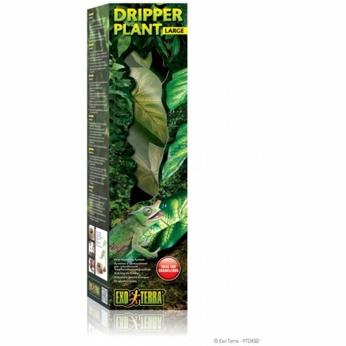 Растение Exo Terra(hagen) EXO TERRA Dripper Plant 12x9x54см. PT2492 (большое) земля тропического леса exo terra jungle earth 8 8 л