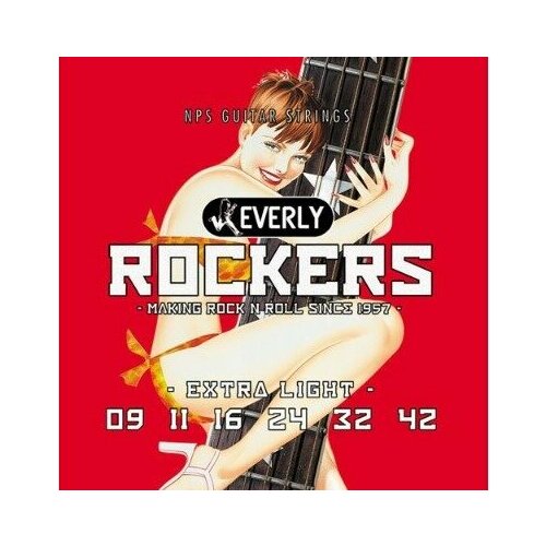 Струны для электрогитары Everly 9009 Rockers