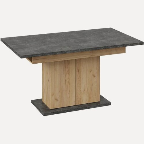 Изображение товара Стол Трия Детройт раздвижной Тип 1 Дуб Крафт золотой/Ателье темное