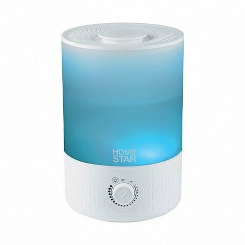 Увлажнитель воздуха HomeStar HS-0114 ультразвуковой 26 Вт 3 л до 30 м2 белый 681300₽