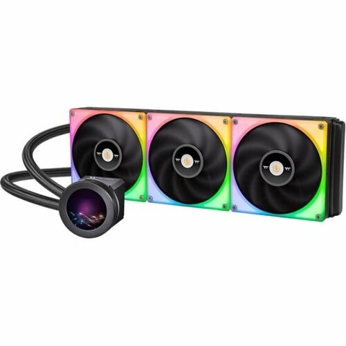 СВО для процессора Thermaltake TOUGHLIQUID Ultra 420 RGB CL-W370-PL14SW-A игровой комплект tt esports by thermaltake challenger elite rgb combo с rgb подстветкой клавиатура c английской раскладкой мышка cm cel wlxxmb