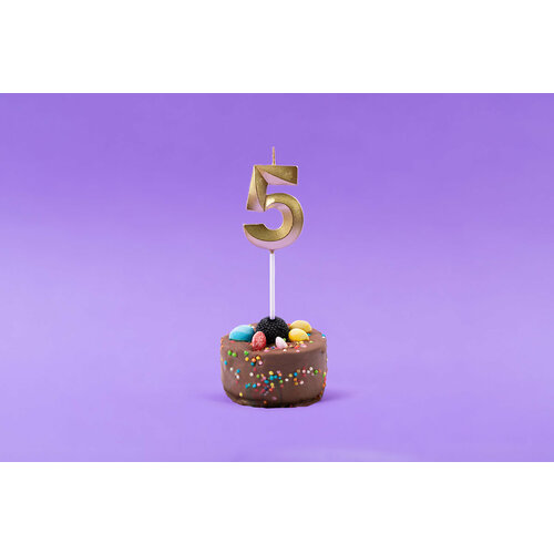 Свеча для торта BOOMZEE Цифра BCD-11 5 89₽