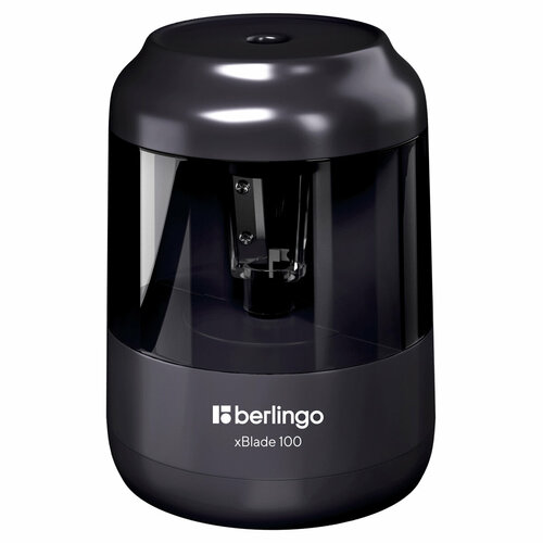 Точилка электрическая Berlingo xBlade 100 1 отверстие, с контейнером, картон. упаковка berlingo сменное лезвие bm4213 9 мм