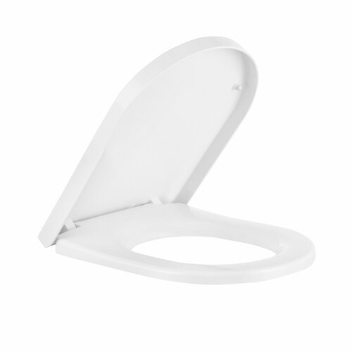 Сиденье для унитаза Next белое дюр. нерж. кр. м/лифт, съем 