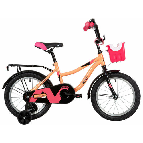 Детский велосипед Novatrack Wind 16, год 2022, цвет Оранжевый