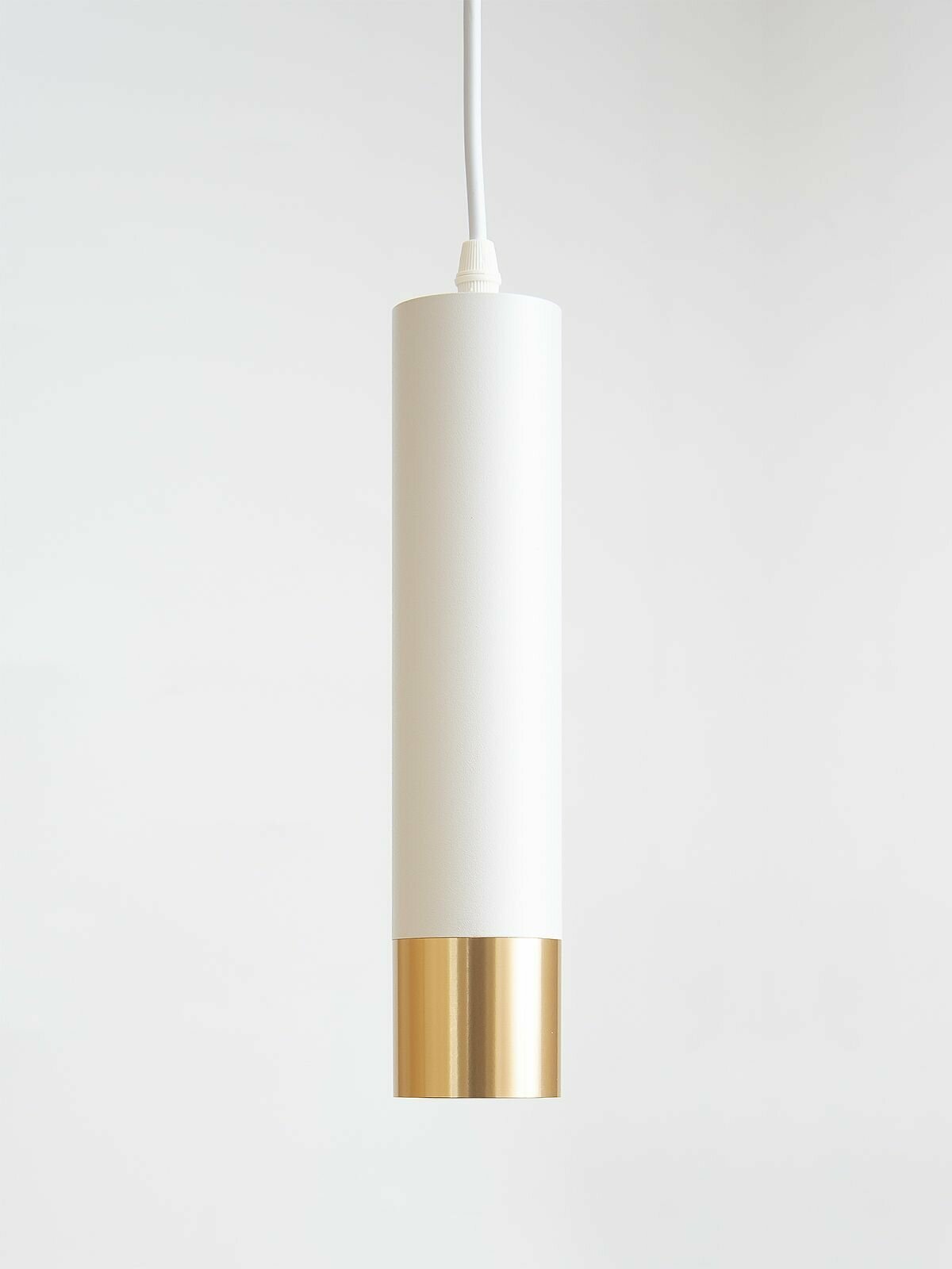Подвесной точечный светильник для кухни Max Light CAST 113 WHITE, белый/золотистый, GU10