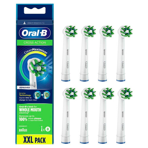 Насадка для электрической зубной щетки Oral-b CrossAction, 8 шт