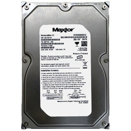 Жесткий диск Maxtor 6A250E0 250Gb 7200 SATAII 35 HDD 617000₽