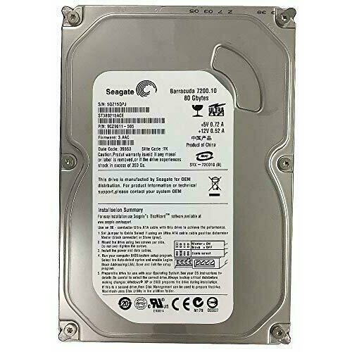 Жесткий диск Seagate ST380215ACE 80Gb 7200 IDE 35 HDD 480500₽