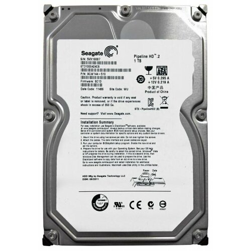 Жесткий диск Seagate ST31000424CS 1Tb 5900 SATAII 35 HDD 2507000₽