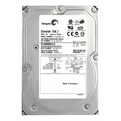 Жесткий диск Seagate ST3300007LC 300Gb U320SCSI 35 HDD 1184000₽