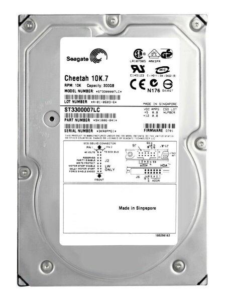 Жесткий диск Seagate ST3300007LC 300Gb U320SCSI 3.5" HDD