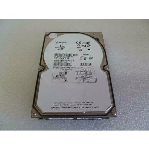 Жесткий диск Seagate ST318436LW 184Gb 7200 U160SCSI 35 HDD 4376000₽