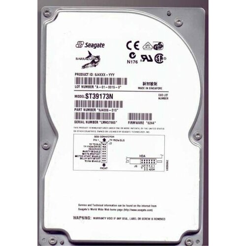 Жесткий диск Seagate ST39173N 91Gb 7200 U20SCSI 35 HDD 5174000₽